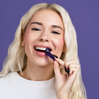 Purple Teeth Whitening Strips